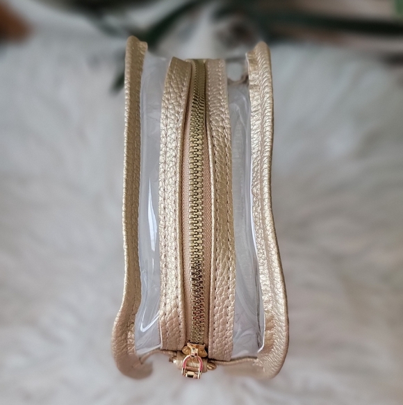 NWT Clear and Gold Game Day Purse - Picture 7 of 7